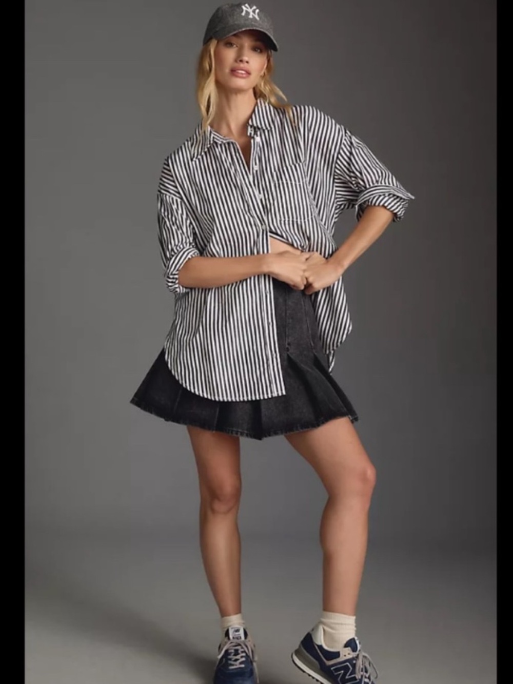 Anthropologie X Maeve Striped The Bennet Buttondown Shirt - Picture 3 of 5